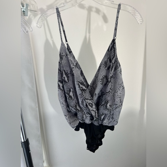 Snakeskin Pattern Bodysuit from Tobi - Picture 2 of 3